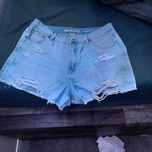 Light Blue Jean Shorts (Blue Spice)